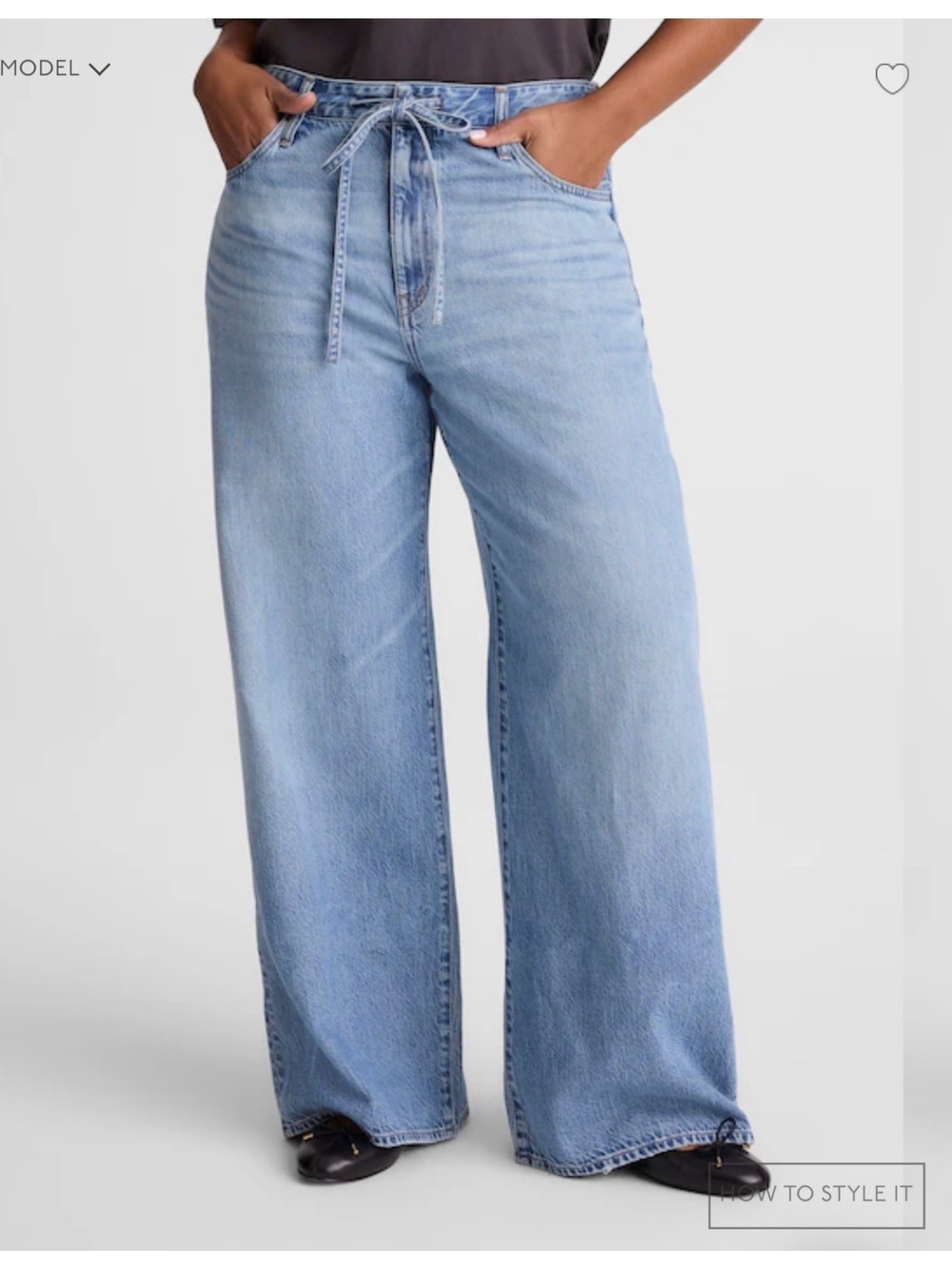 NWT Madewell The Curvy Ultimate Wide-Leg Jean Airy Denim Raebrook Wash W29